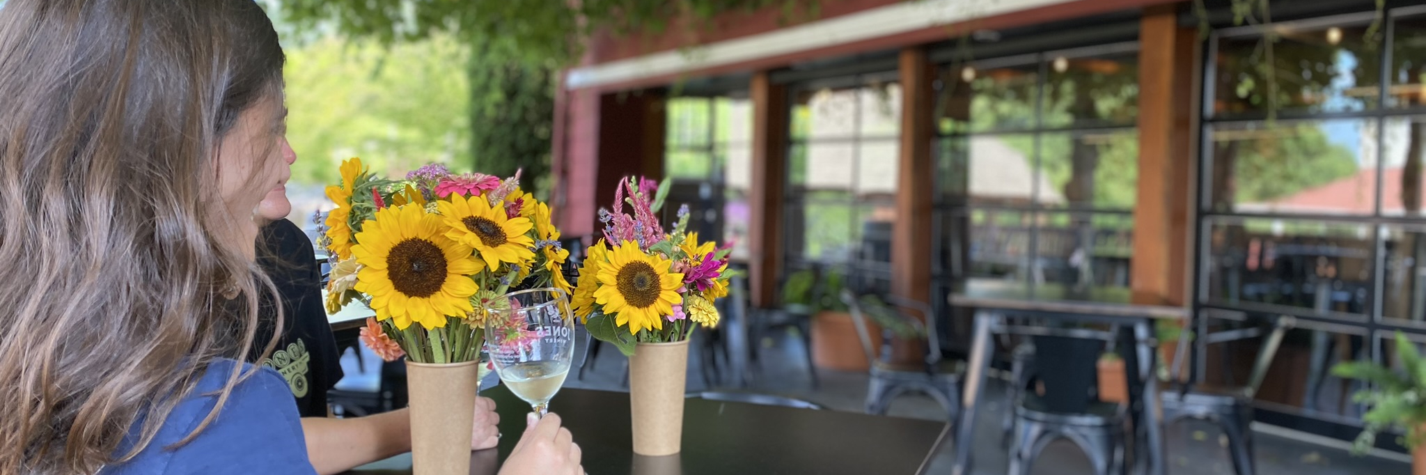 Flowers and Wine