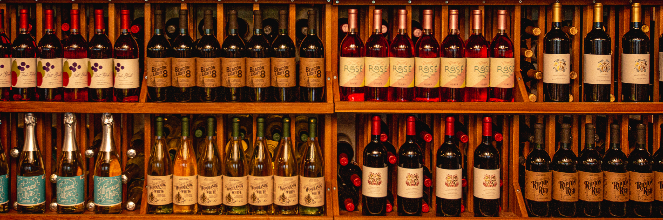 wine bottle wall