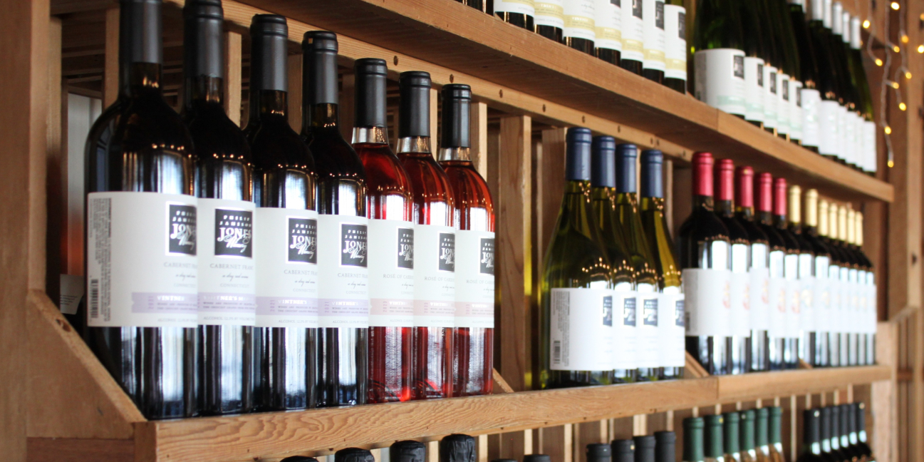 Wine Store Shelves