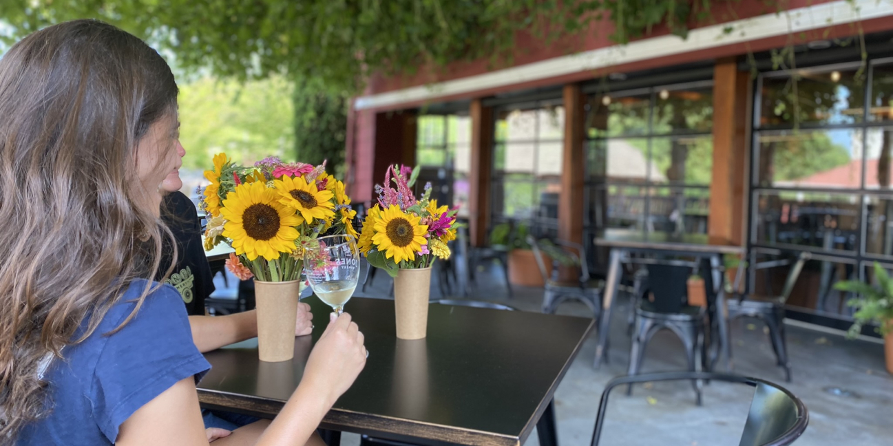 Flowers and Wine