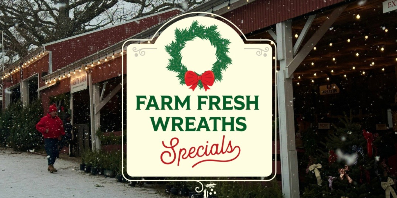 Farm Fresh Wreath Specials Signs
