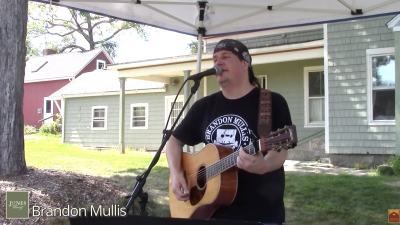 Brandon Mullis at the Jones Winery