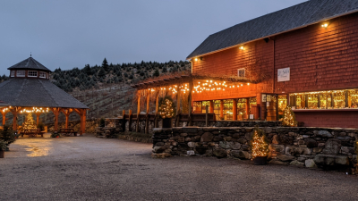 Holiday Gathering Gift Shop in Twilight