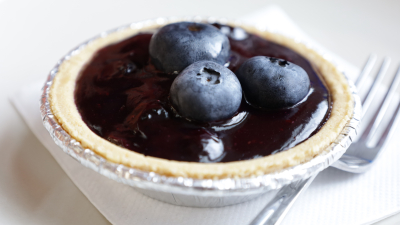 double good blueberry pie