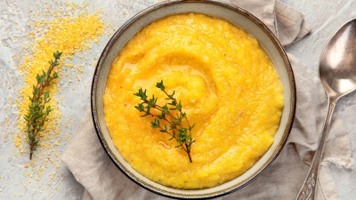 a bowl of Butternut Squash Polenta