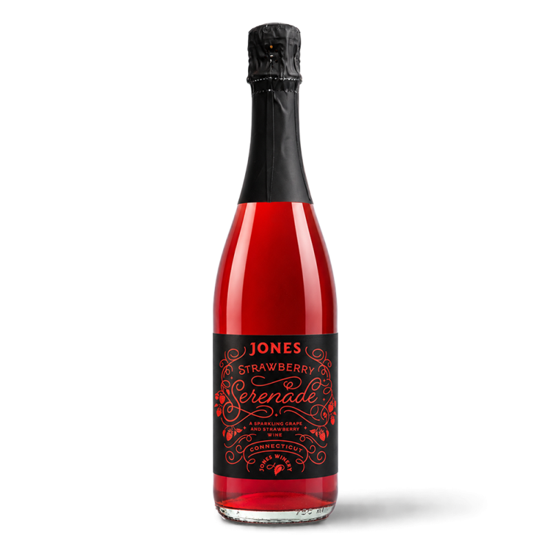 Strawberry Serenade Wine Bottle